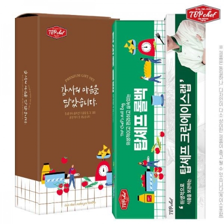 [판촉물 답례품 선물세트]  탑셰프 롤백100매 크린에이스랩20m(2종) #3