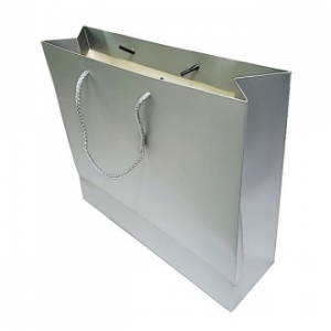 은색코팅지 쇼핑백 정3절 (33 x 29 x 10cm) / 종이 쇼핑백, 종이 가방, 종이봉투