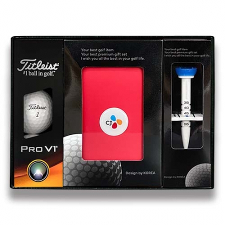 Prov1 골프공 3알 + 높이조절 골프티 1개 + 골프파우치 1개 #2