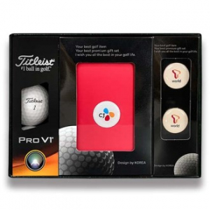 Prov1 골프공 3알 +에폭시볼마커 2개 +자석클립 2개 +골프파우치
