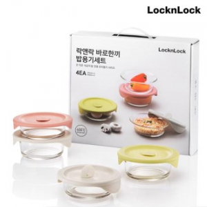 락앤락 바로한끼 글라스 밥용기 4P 선물세트