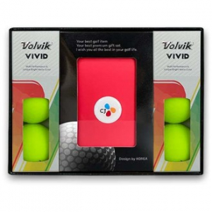 볼빅 비비드 골프공 6알 +골프파우치 1개