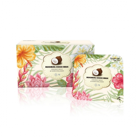 [콜나인티] 블루밍코코 나노콜라겐 주름 미백 기능성 마스크팩 차세대 코코넛시트 1박스 (5개입) 스 #2