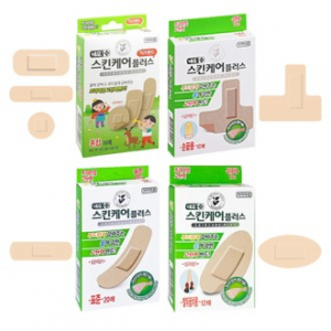 네오 스킨 케어 플러스 1회용 밴드 4종 (키즈, 손끝, 표준형, 발뒤꿈치)