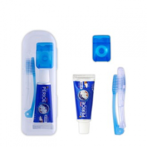 접이식 칫솔치약세트 8호 (페리오치약,접이식칫솔,치실)