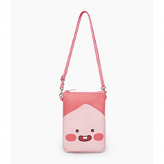 캐릭터 키즈 크로스백 핑크