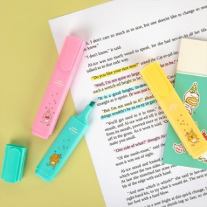 해피모먼트 마일드 형광펜 3색 세트