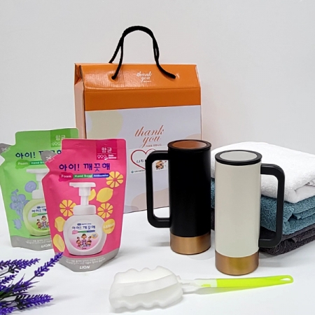 선물세트5종 아이깨끗해 텀블러 타올 타월 #2