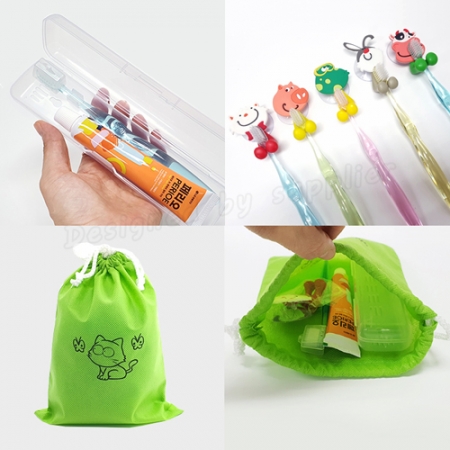 락앤락 선물세트 메트로 투웨이 475ml 텀블러 (14호) 칫솔걸이 치과용 칫솔 치약 세트 #4