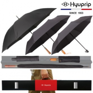 협립 70 슈트블랙 우산 +3단 60엔티크 블랙 완전자동 우산 +3단 VIP 수동 우산 - 패밀리 우산 3P 세트