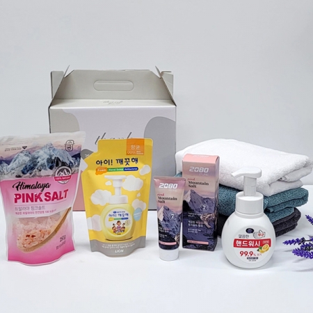 선물세트6종A 송월타올 송월타월 아이깨끗해 핸드워시 핑크소금 핑크솔트치약 #2