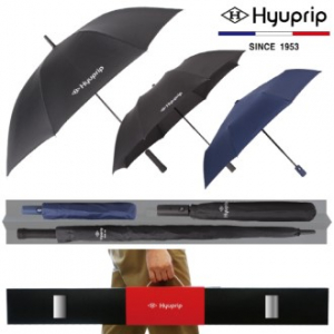 협립 70 시크 블랙 우산 +2단 심플 우산+3단 모던 완전자동 우산 - 패밀리 우산 3P 세트