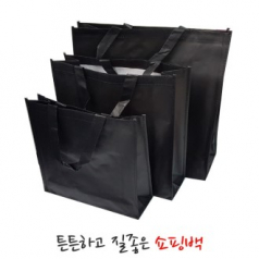 부직포 코팅 다용도 가방 소형 28 X 32 X 9cm