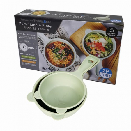 테지움 테디베어 핸들플레이트 2P #2