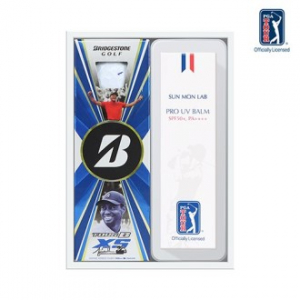 레시피 PGA 투어 선몬랩 프로 UV밤 +브릿지스톤 타이거우즈 골프공 3구