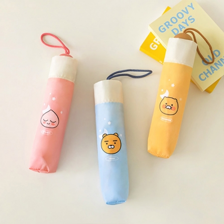 캐릭터 접이식 우산 핑크 #5