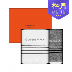 송월 포라인 바스타올 + 세면타올 2P 선물세트