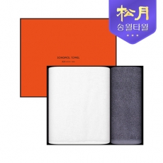 송월 호텔용 40수 바스타올 + 세면타올 2P 선물세트