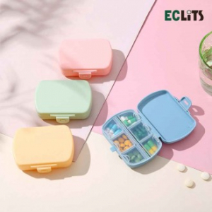 에클리츠 파스텔 약통 휴대용 알약 정리함 구급함 케이스