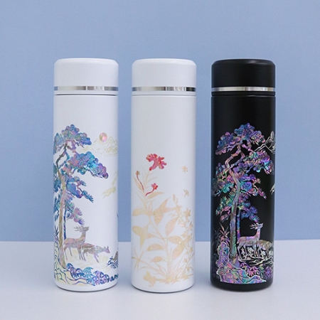 아름누리 고급316 민속화일러스트 자개텀블러 #2