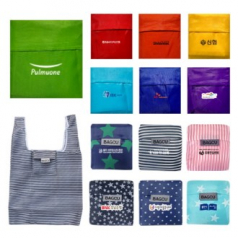 접이식 장바구니 포켓가방 대형, 중형, 무지