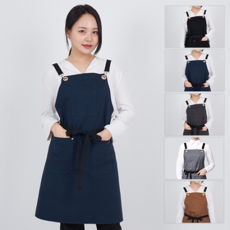 스탠다드 고급 면 앞치마, 남자 여자 단체 행사 #2