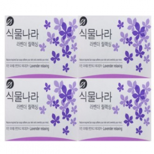 식물나라 비누 (라벤더) 100g-4p