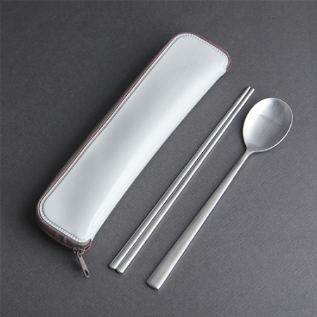 [지퍼수저집 포함] 찰리실버 수저젓가락 1인용 #2