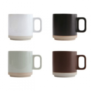 에라토 모래머그 도자기 머그컵 화이트, 블랙, 비취, 브라운