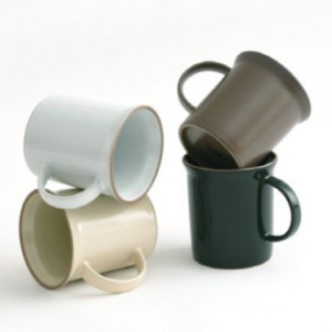 에라토 마르머그 도자기 머그컵 화이트, 포그, 웜우드, 세피아