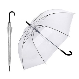투명 우산 비닐 우산 튼튼손잡이 아동 우산 어린이 우산 단체 우산