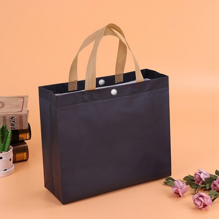 검정 네이비 코팅 부직포가방 고급 쇼핑백 부직포 장바구니 #2