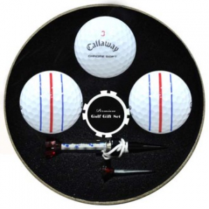 캘러웨이 T 원형 크롬 트리플 트랙 3구 볼마커 칩 자석티