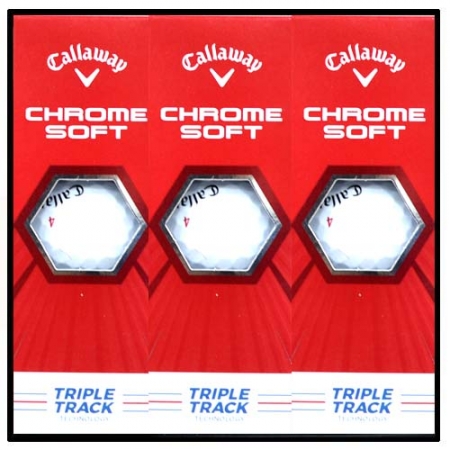 캘러웨이 NEW 크롬소프트 트리플 트랙 9구 세트 #2