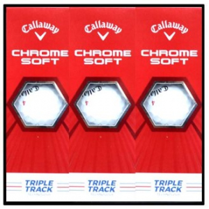 캘러웨이 NEW 크롬소프트 트리플 트랙 9구 세트