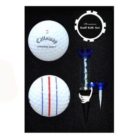 캘러웨이 크롬소프트 트리플 트랙 2구 볼마커 칩 자석티 세트 #2