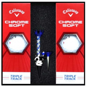 캘러웨이 크롬소프트 트리플 6구 자석티 세트