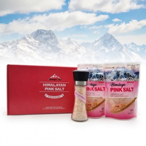 소금명가 히말라야 PET 그라인더 핑크소금 3P 세트