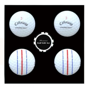 캘러웨이 뉴크롬소프트 트리플 4구볼 마커칩