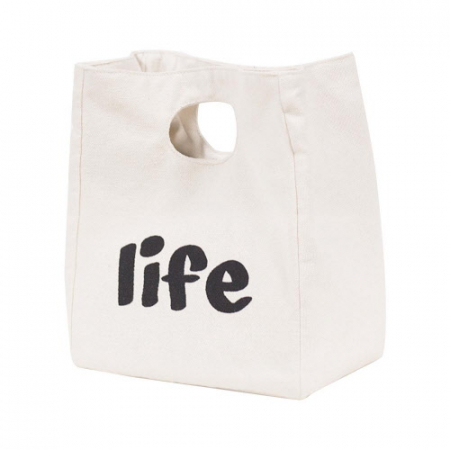 CG885 에코라이프 고급 일본식 심플보온백 도시락 캔버스백 #2