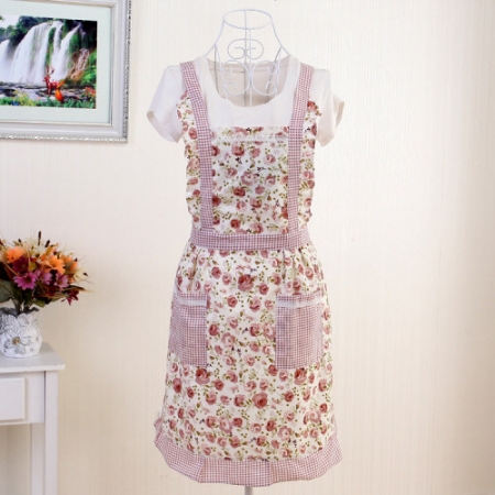 CG581 에코라이프 소프트 프린세스 주방 패브릭 앞치마 #2