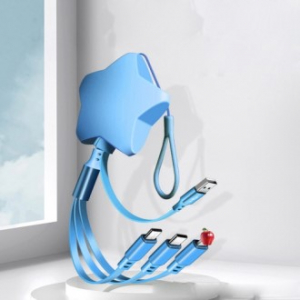 CG595 아트텍 럭키스 타 3in1 마카롱 충전케이블