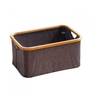 CG804 EL 원목 접이식 옥스포드 천 빨래통 (382618.5)