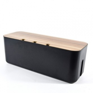 CH122 에코라이프 다기능 대나무 전원 코드 정리 수납함 (L)