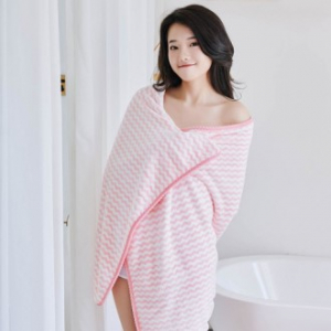 CG496 에코라이프 깔끔디자인 양털 목욕타올 70x140cm