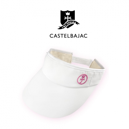 까스텔바작 골프 여성 Free 와이트챙 선바이져 모자 티꽂이 포인트 CSW-97 #2