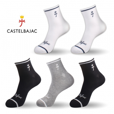 까스텔바작 CSM-11 골프 스포츠 논쿠션 중목양말 5족 세트 #2