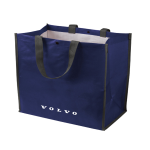 네이비 타포린 쇼핑가방 40*35*20cm