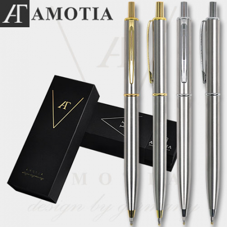 아모티아 네셔스텐 금속볼펜+가죽파우치제공 #3