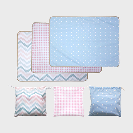 맞춤제작 포토 피크닉매트 스트링파우치 세트 #3